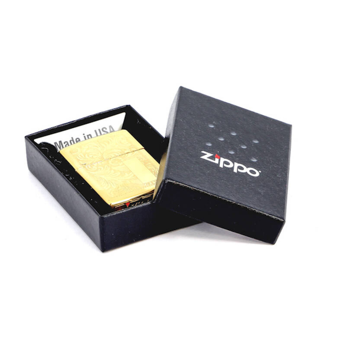 Зажигалка ZIPPO Venetian High Polish Brass 4