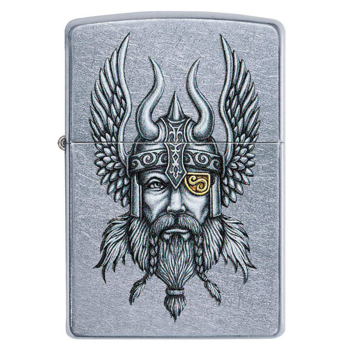 Зажигалка ZIPPO Viking Warrior Street Chrome 4