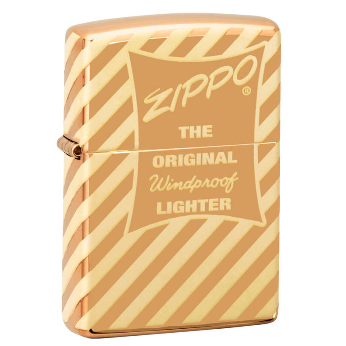 Зажигалка ZIPPO Vintage Box Top High Polish Brass 49075