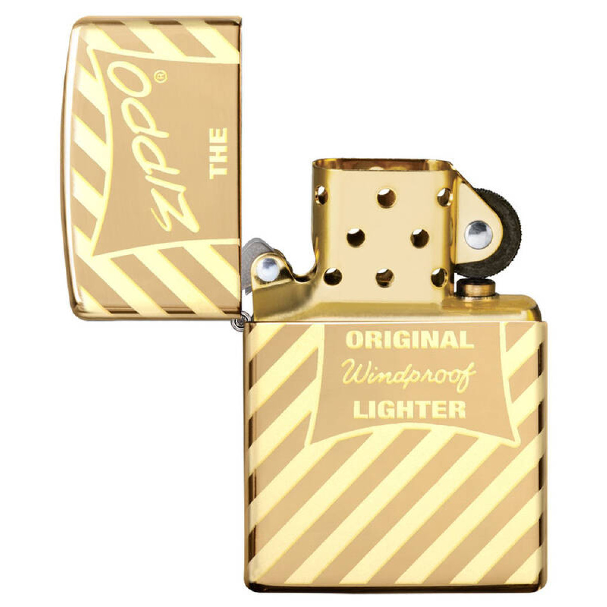 Зажигалка ZIPPO Vintage Box Top High Polish Brass 49075 3