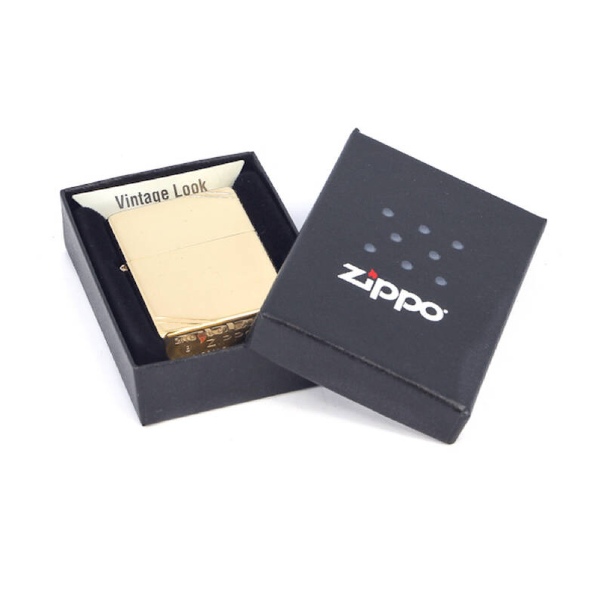 Зажигалка ZIPPO Vintage High Polish Brass 4