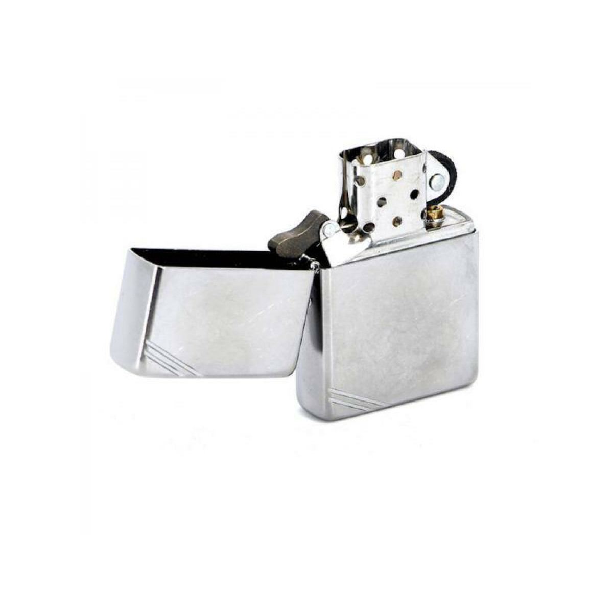 Зажигалка ZIPPO Vintage Street Chrome 267 в подарочной упаковке + топливо и кремни 267-n 6