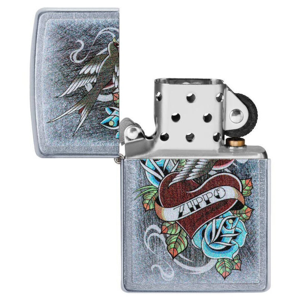 Зажигалка ZIPPO Vintage Tattoo Street Chrome 6