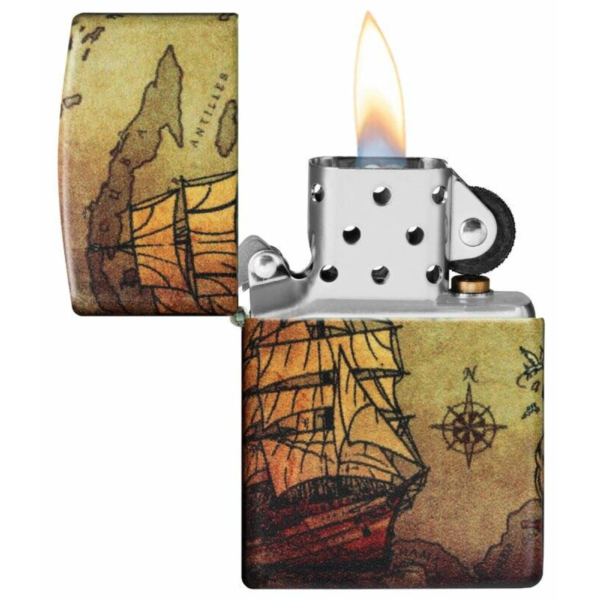 Зажигалка Zippo Pirate Ship Design 49355 4