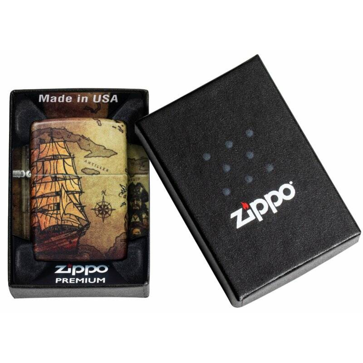 Зажигалка Zippo Pirate Ship Design 49355 5