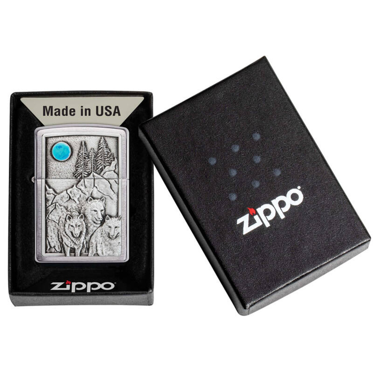 Зажигалка ZIPPO Wolf Design 49295 6
