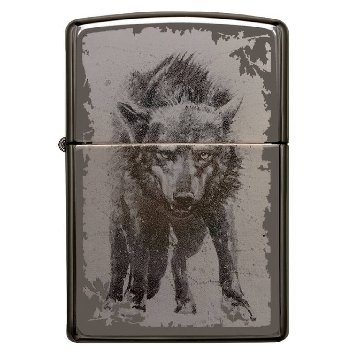 Зажигалка ZIPPO Wolf Design Black Ice 49073 5