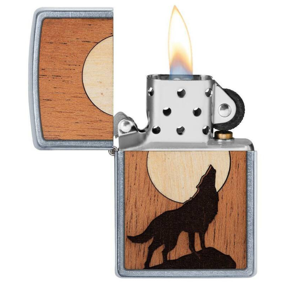 Зажигалка ZIPPO WOODCHUCK Street Chrome 49043 3