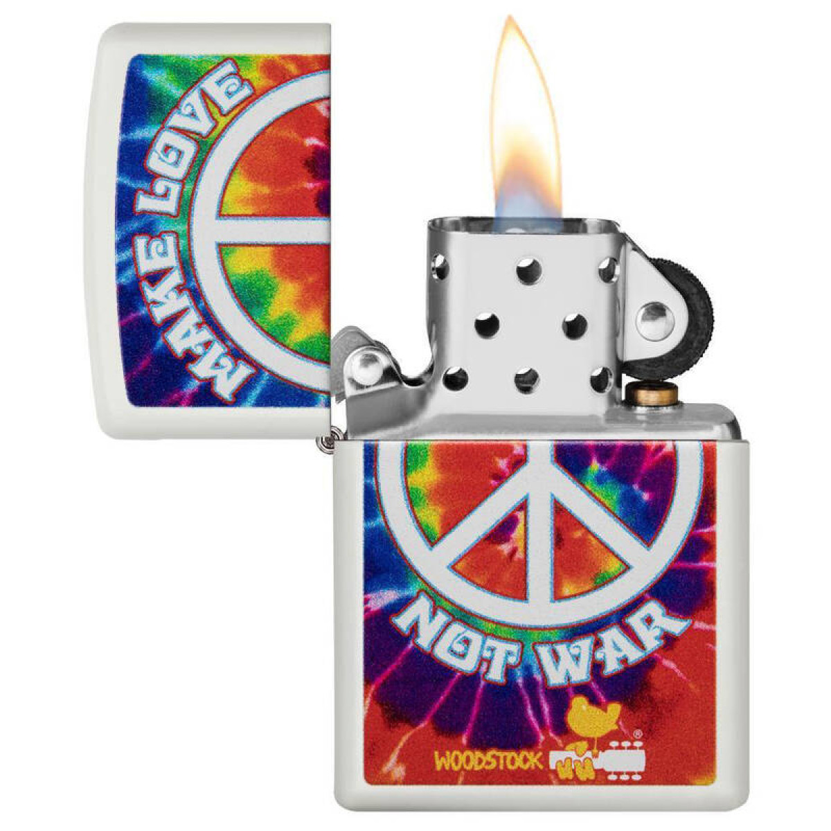 Зажигалка ZIPPO Woodstock White Matte 49013 2