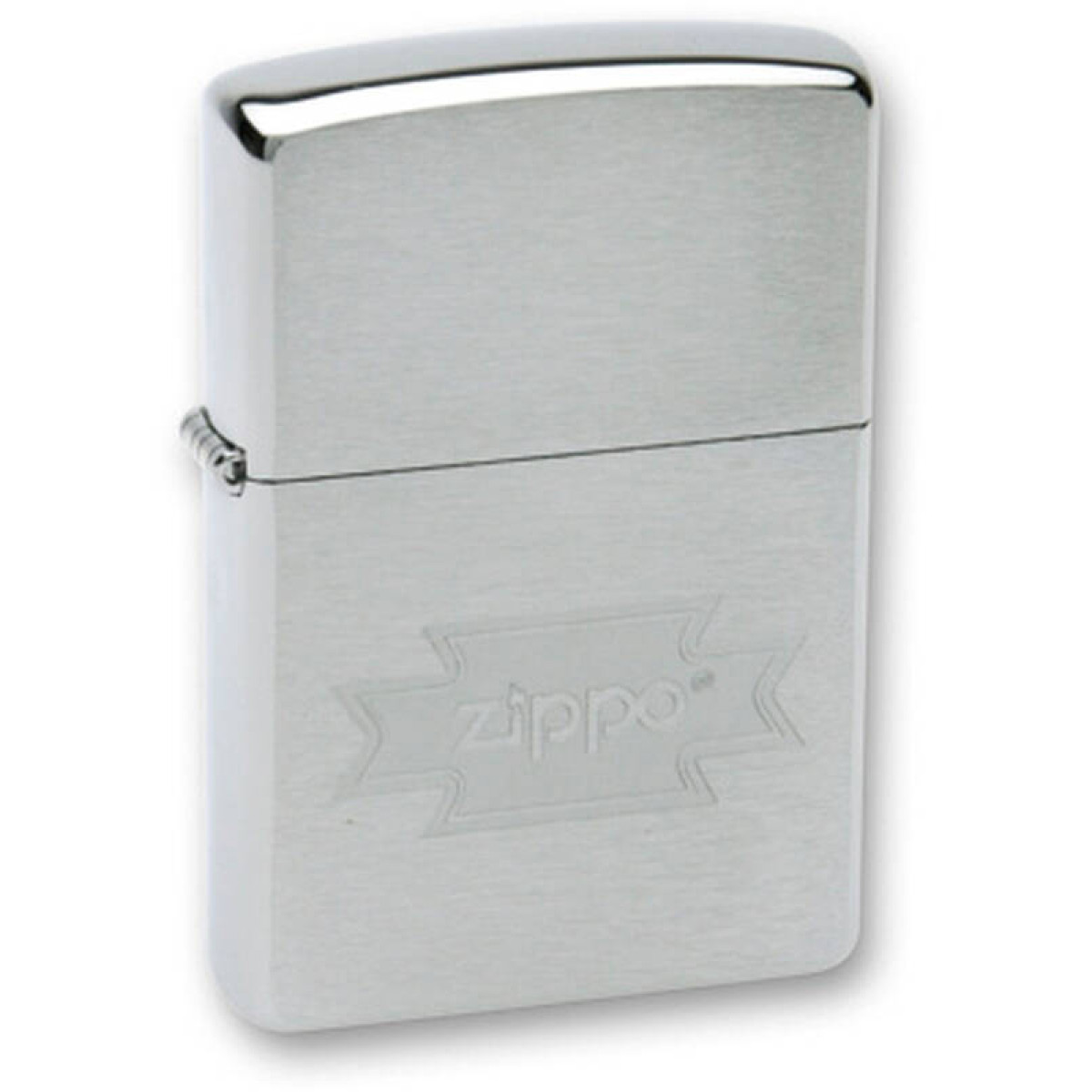 Зажигалка ZIPPO "ZIPPO" Brushed Chrome 1