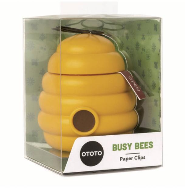 Зажимы канцелярские с магнитным держателем Ototo, Busy Bees OT903
