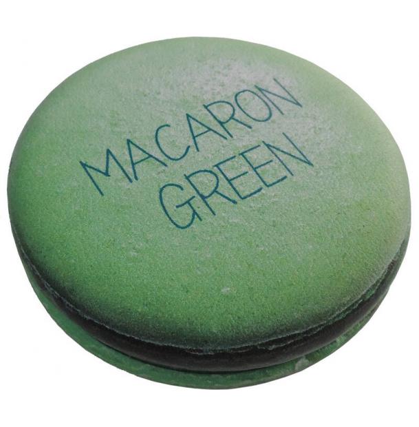 Зеркало карманное круглое Макарони Dewal Beauty зеленое PMP-2620