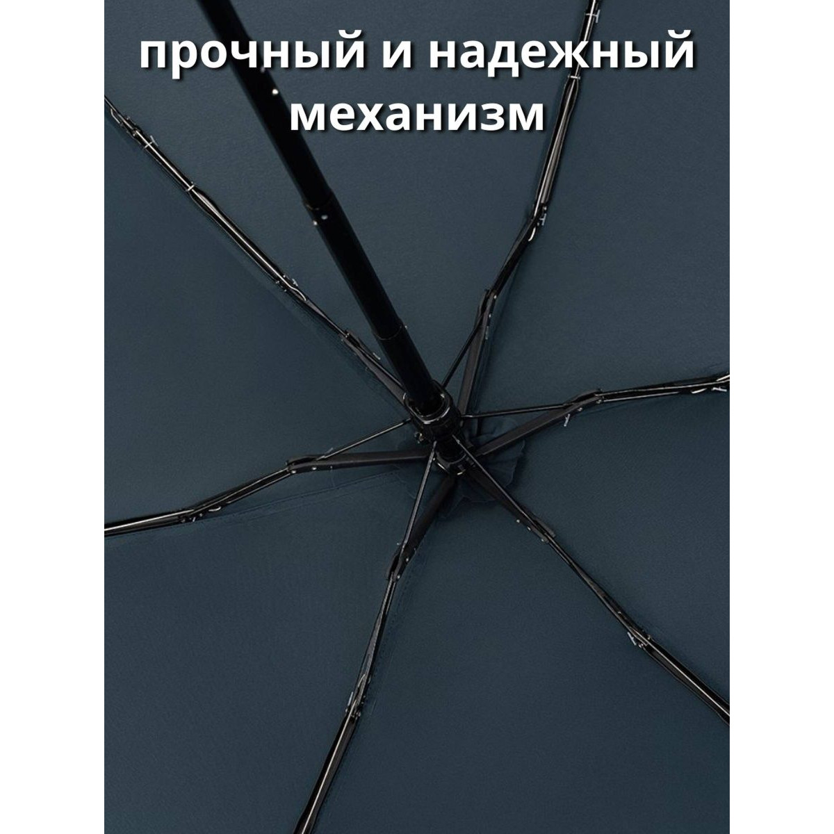 Зонт женский синий 5 сложений TORBER TUS24095B 4